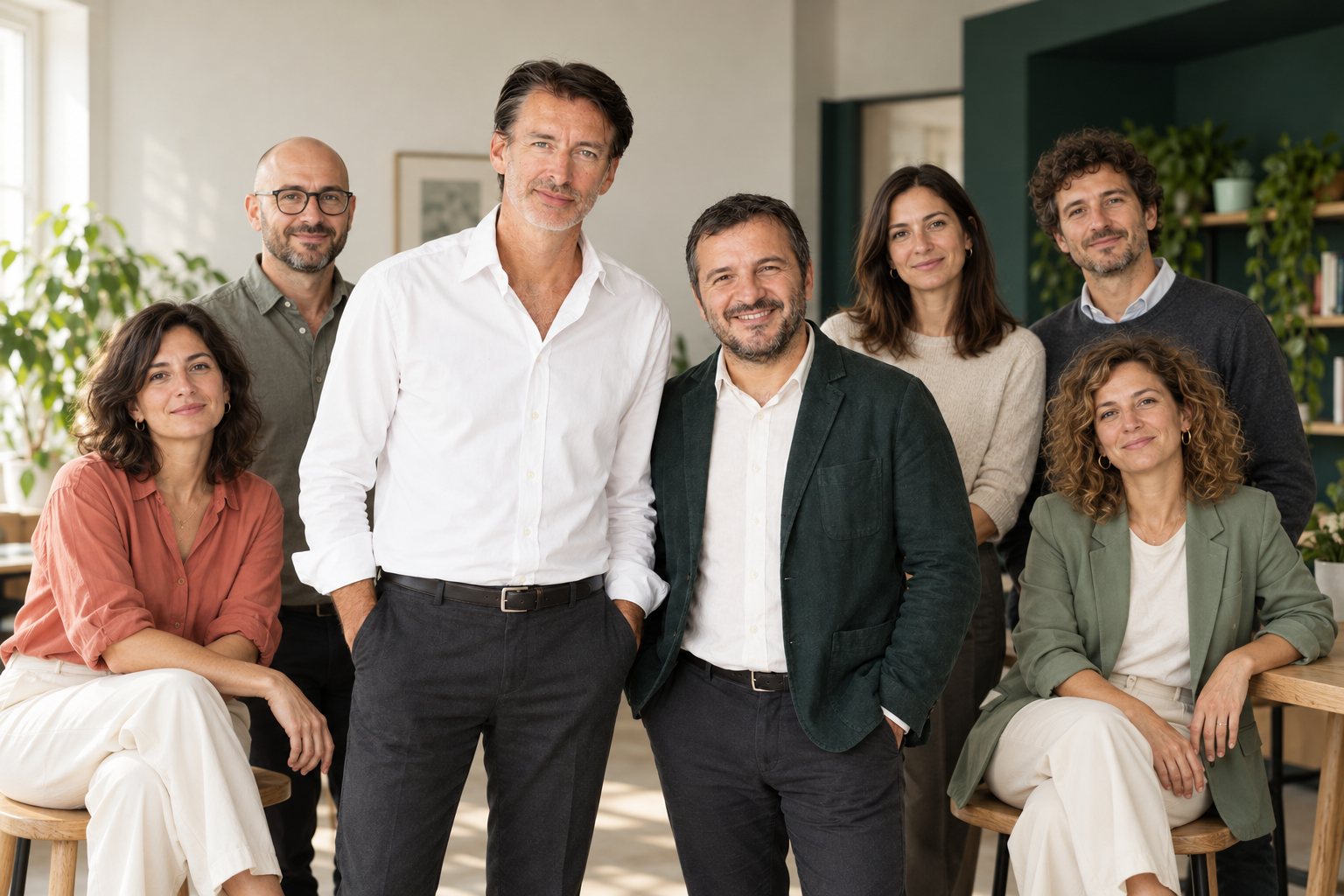Il team di MyGoodJob in uno spazio di lavoro luminoso